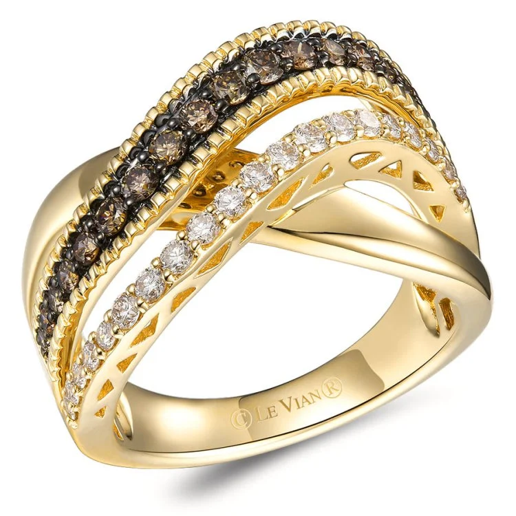 Ladies rings enduring shine -Le Vian 14K Honey Gold Ring