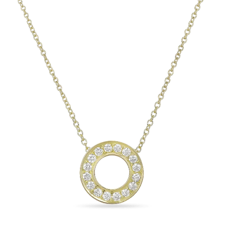 Ladies rings with loop elegance -Fairy Ring Necklace