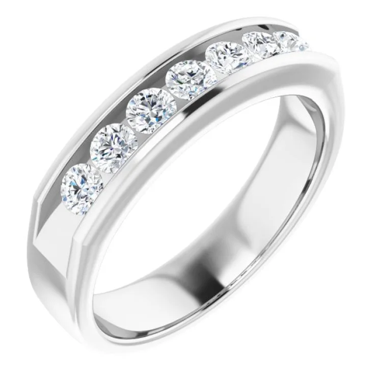 Ladies rings luminous flair -Platinum 7/8 CTW Natural Diamond Ring