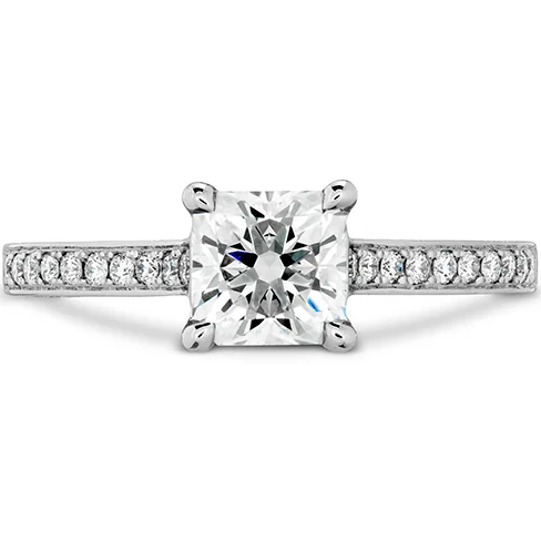 Ladies wedding rings for digital unions -Hearts On Fire Illustrious Dream Engagement Ring Diamond Intensive Band