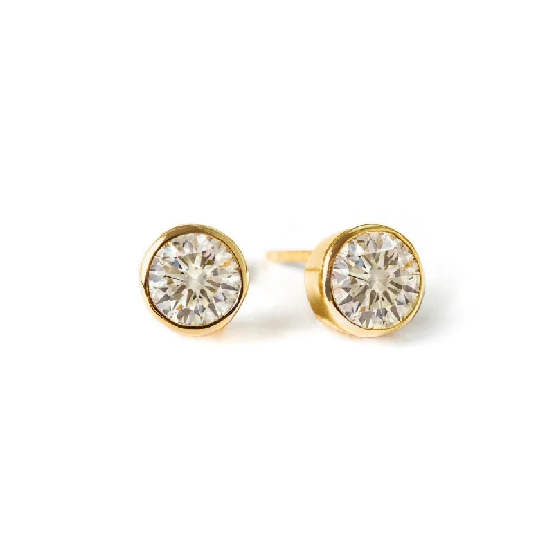 Ladies earrings modern charm -Shay Stud Earrings