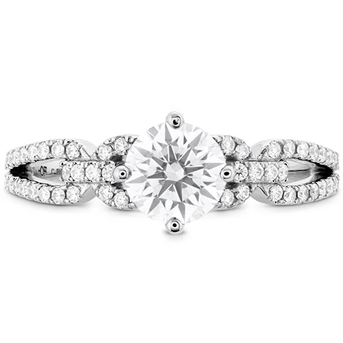 Ladies wedding rings for promise ceremonies -Hearts On Fire Brielle Intensive Engagement Ring