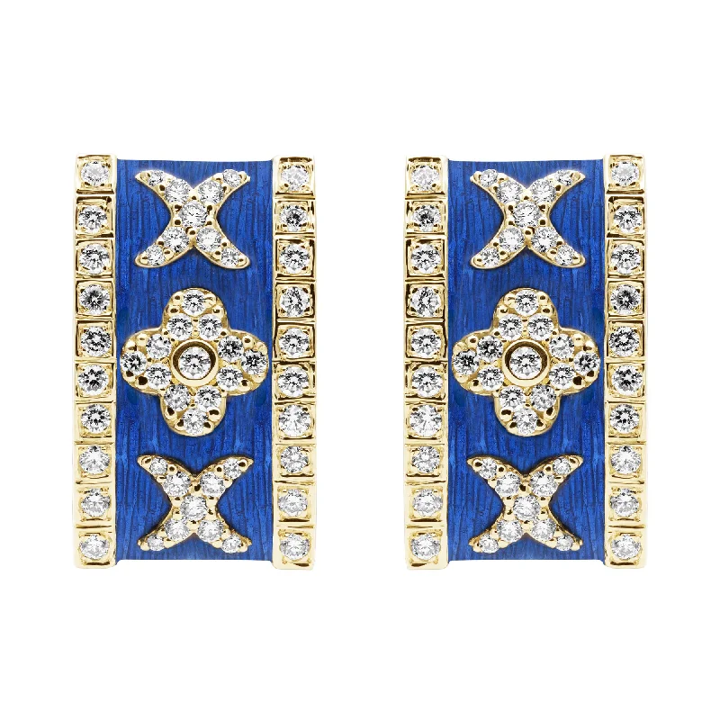 Ladies earrings for reunion charm -Earrings - Diamond (Enamel)