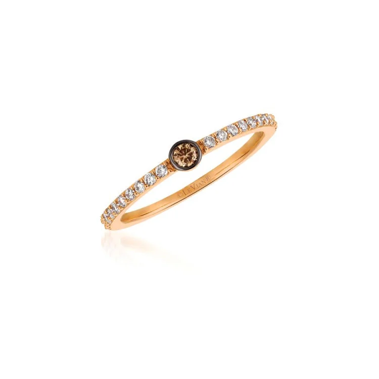 Ladies rings arched shine -Le Vian 14K Strawberry Gold Ring