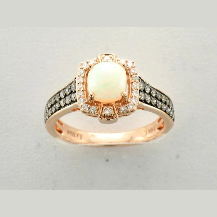 Ladies rings with bite shine -Le Vian 14K Strawberry Gold Ring