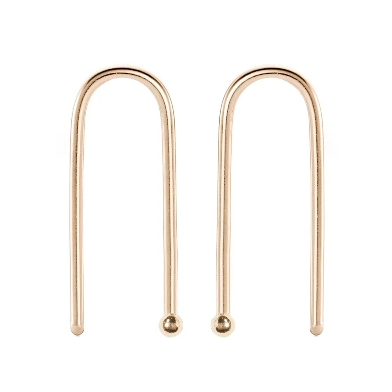 Ladies earrings slim shine -U Threader Earrings