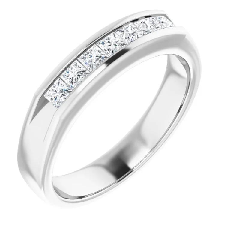 Ladies rings with spark shine -14K White 3/4 CTW Natural Diamond Ring