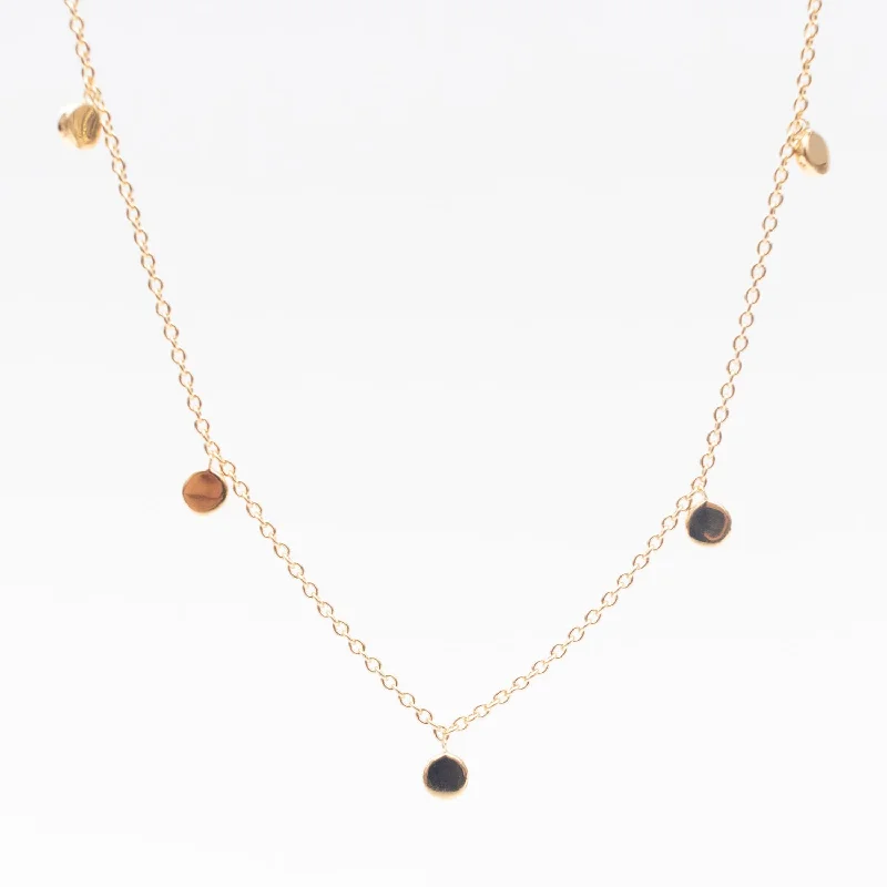 ladies-gift-box-chain-necklaces-Gold Vermeil Confetti Necklace