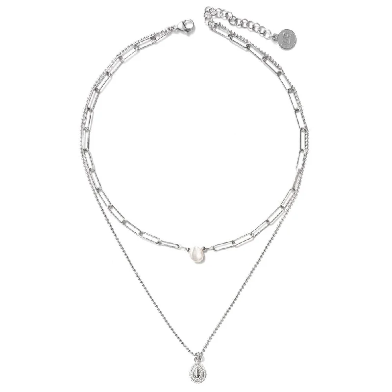 ladies-moon-box-chain-necklaces-Arko Silver Necklace