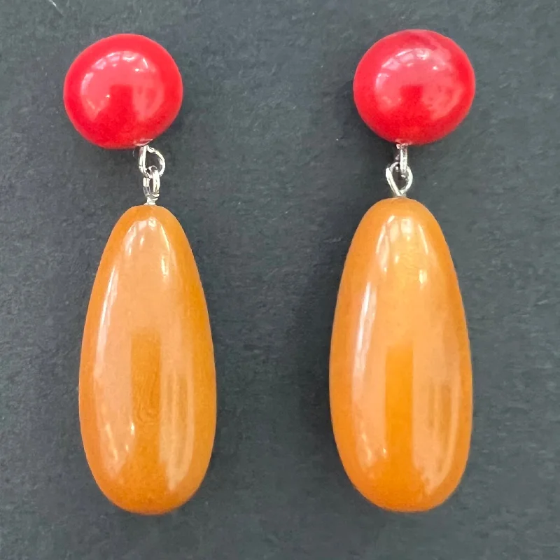 Ladies earrings unique shine -Tagua LUMIA Earrings