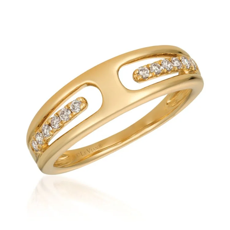 Ladies rings with trail motifs -Le Vian 14K Honey Gold Ring