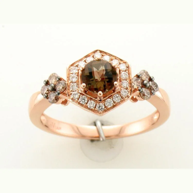 Ladies rings bowed elegance -Le Vian 14K Strawberry Gold Ring