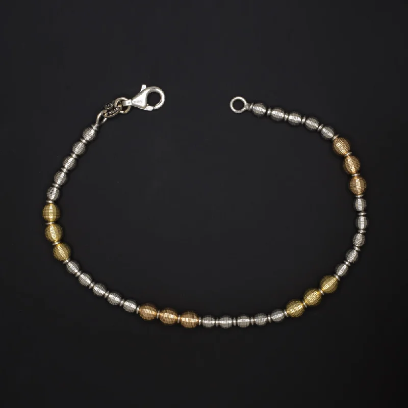 ladies-fashion-rigid-link-bracelets-SOLID 18K TRI TONE GOLD BRACELET WHITE YELLOW ROSE SIMPLE CLASSIC ANNIVERSARY