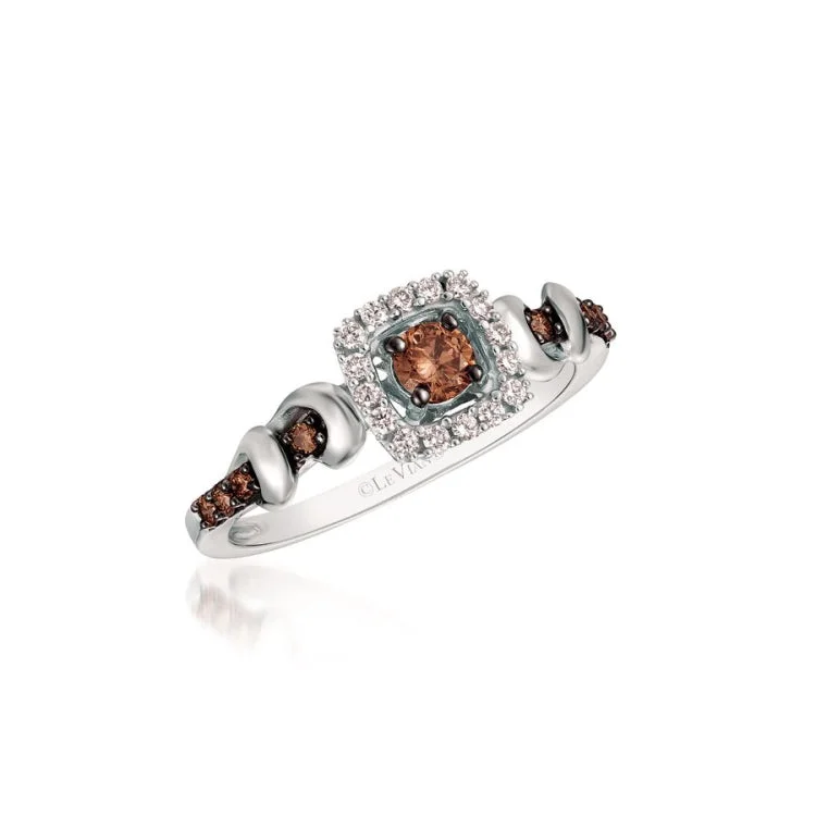 Ladies rings bowed elegance -Le Vian 14K Vanilla Gold Ring