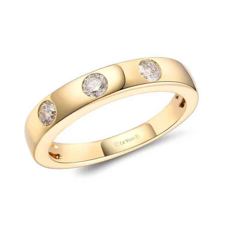 Ladies rings with blaze shine -Le Vian 14K Honey Gold Ring