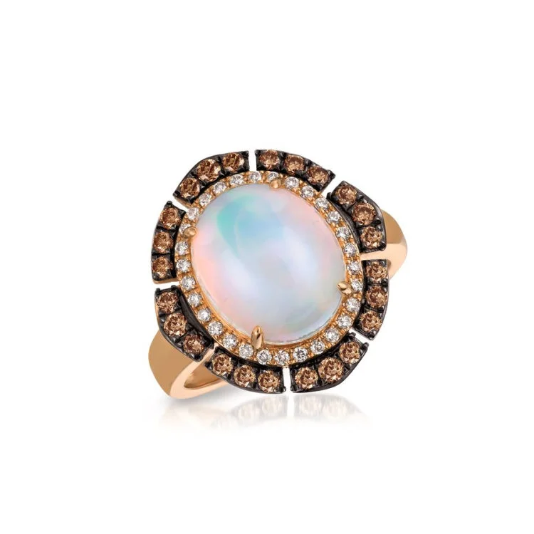 Ladies rings with antler shine -Le Vian 14K Strawberry Gold Ring