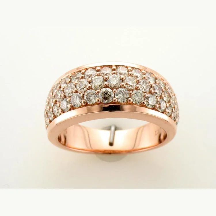 Ladies rings ripple elegance -Le Vian 14K Strawberry Gold Ring