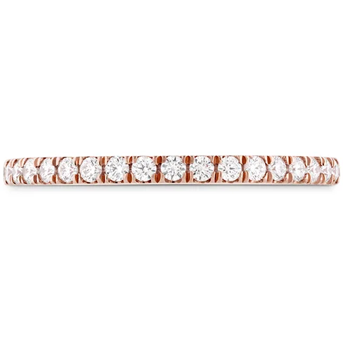 Ladies wedding rings modern classic -Hearts On Fire Cali Chic Diamond Engagement Band