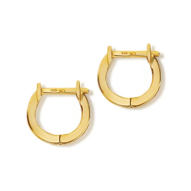 Ladies earrings for blooming charm -Classic Huggie Earrings