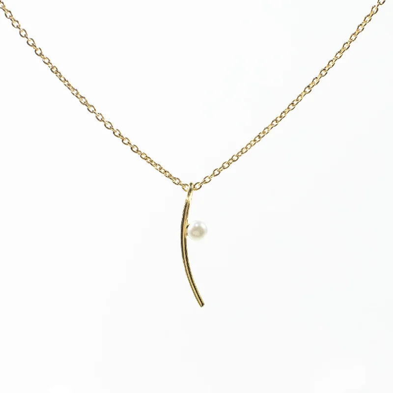 ladies-gold-box-chain-necklaces-Gold Nymph Necklace