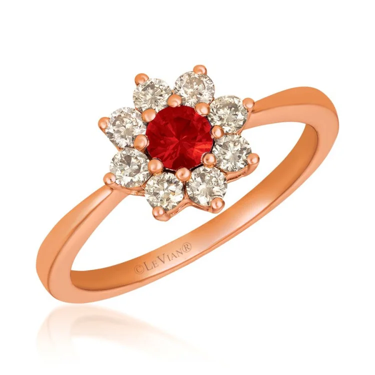 Ladies rings fun elegance -Le Vian 14K Strawberry Gold Ring