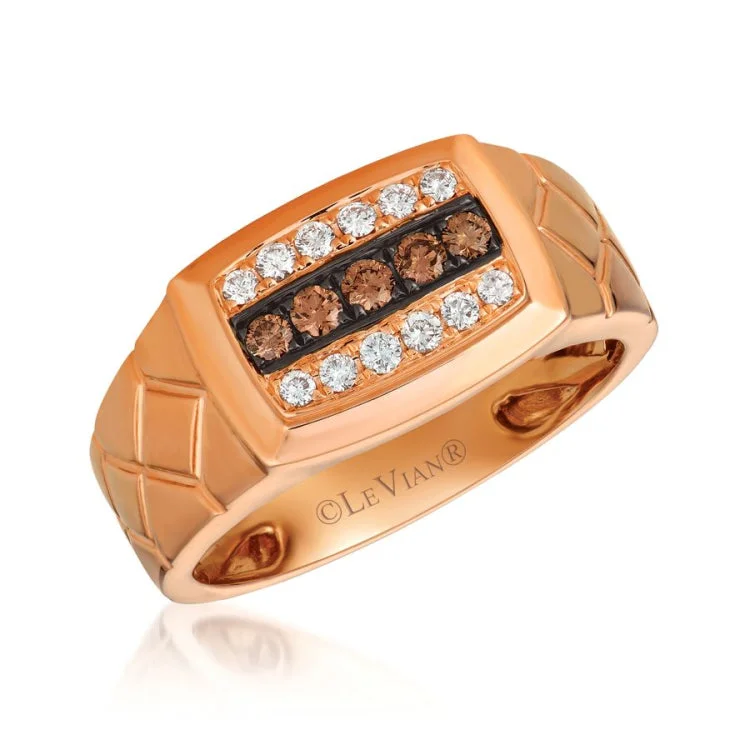 Ladies rings vintage shine -Le Vian 14K Strawberry Gold Ring