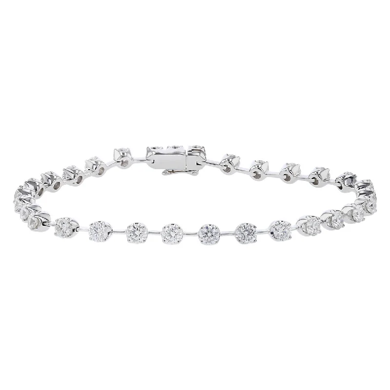 ladies-minimalist-slider-bracelets-Starry Night Diamond Line Bracelet