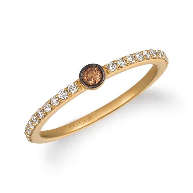 Ladies rings with antler shine -Le Vian 14K Honey Gold Ring