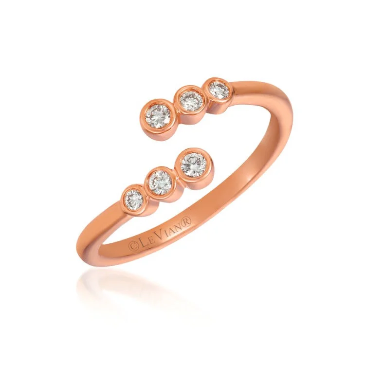 Ladies rings for festive charm -Le Vian 14K Strawberry Gold Ring