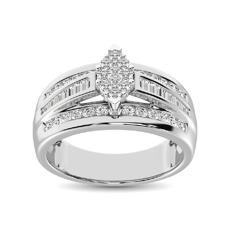 Ladies wedding rings with mint serpentine -10K White Gold 1 1/2 Ct.Tw. Diamond Engagement Invisible Ring