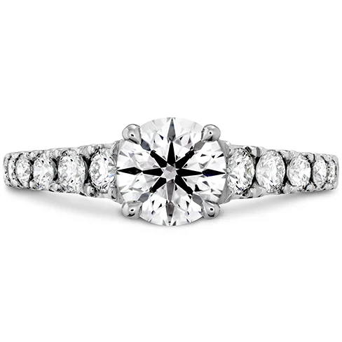 Ladies wedding rings for game-night love -Hearts On Fire Transcend Premier Diamond Engagement Ring