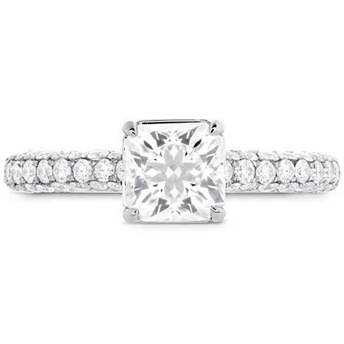 Ladies wedding rings with growl settings -Hearts On Fire Euphoria Dream Diamond Engagement Ring