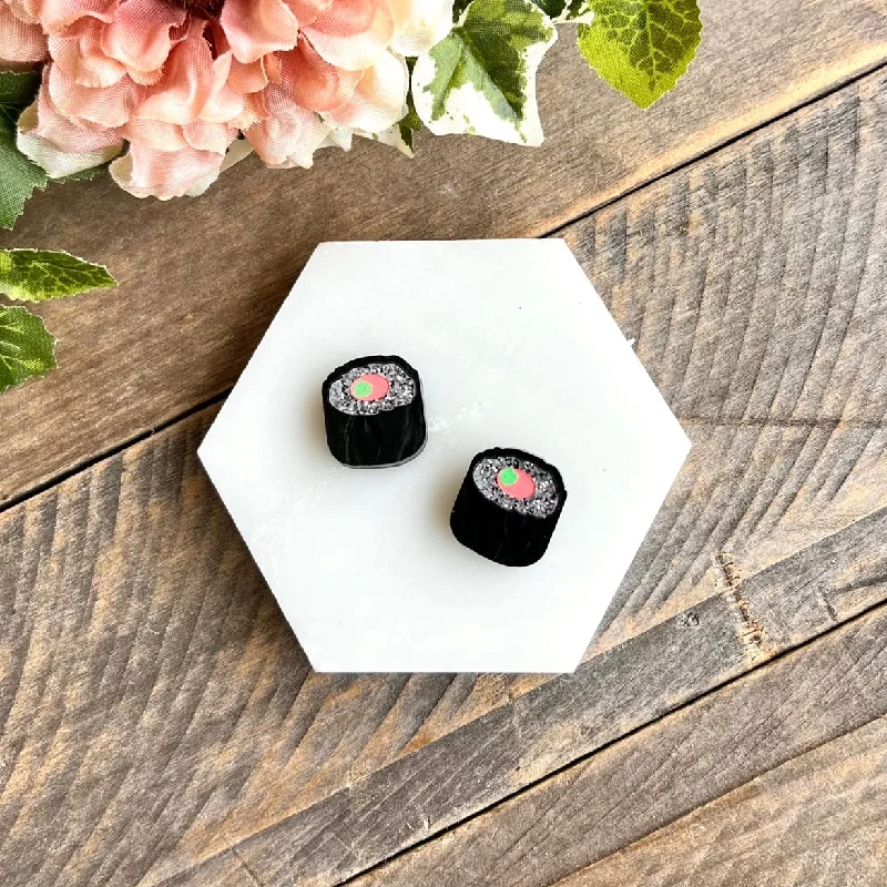 Ladies earrings for clan vibes -Sushi Stud Earrings