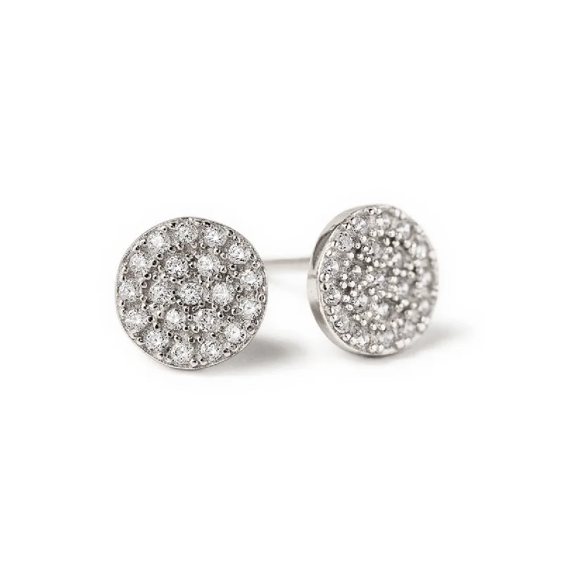 Ladies earrings for reunion charm -Lola Pavé Stud Earrings