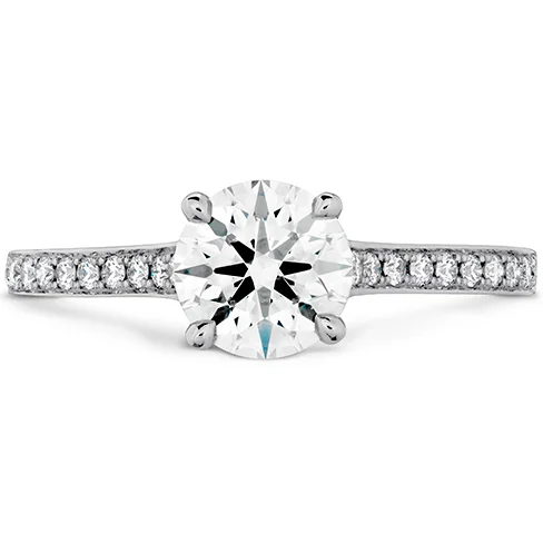 Ladies wedding rings bold romance -Hearts On Fire Illustrious Engagement Ring Diamond Intensive Band