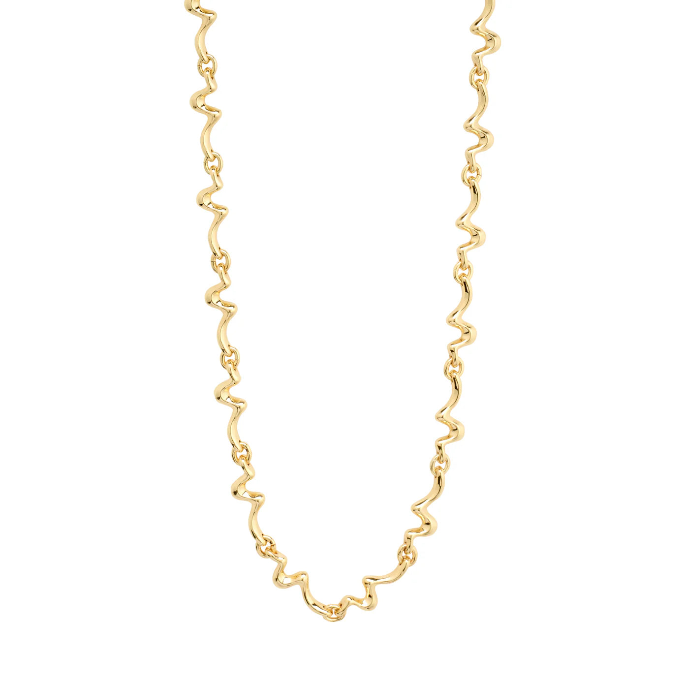 ladies-minimalist-box-chain-necklaces-Penelope Gold Plated Chain Necklace