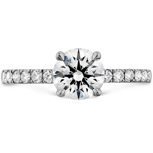 Ladies wedding rings multi-stone eternity -Hearts On Fire Destiny Diamond Engagement Ring