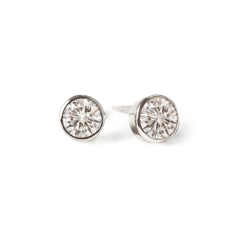 Ladies earrings with chord studs -Shay Stud Earrings