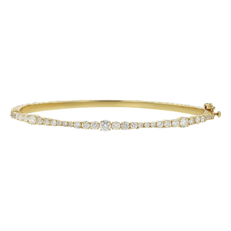 ladies-artisan-multi-strand-bracelets-Wave Diamond Bangle Bracelet