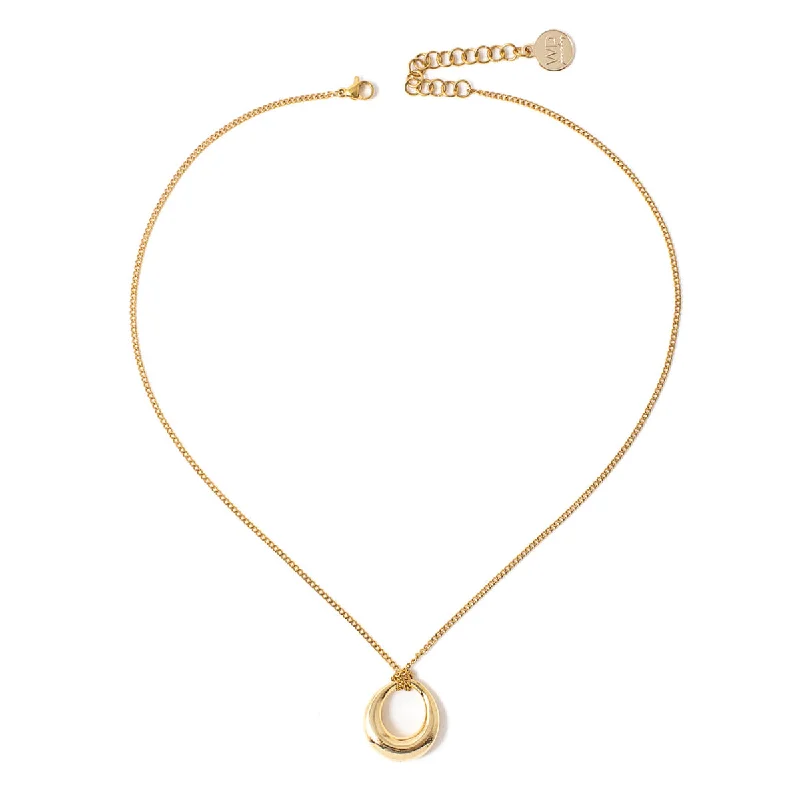 ladies-bar-pendant-pearl-necklaces-Domeo Gold Necklace