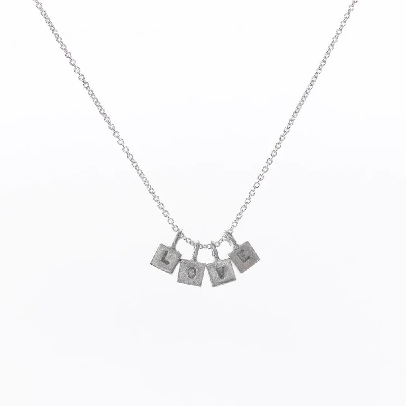 ladies-modern-y-drop-necklaces-Love Cube Necklace