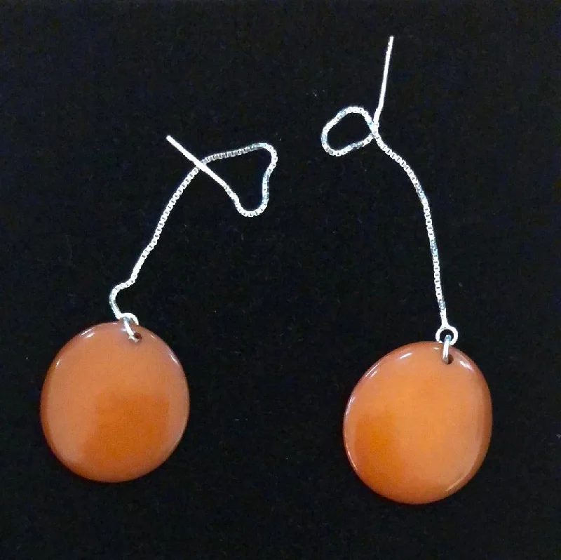 Ladies earrings for class charm -Tagua NALA Earrings