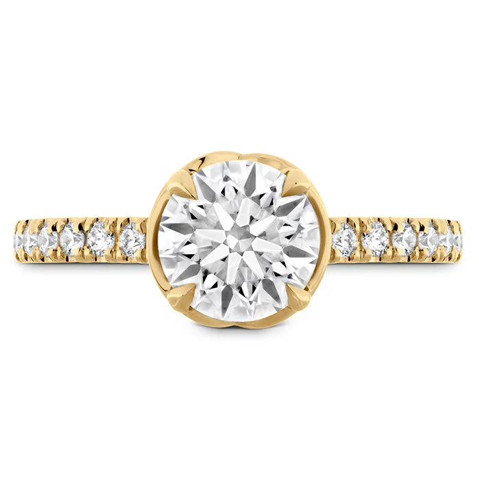 Ladies wedding rings for fall weddings -Hearts On Fire Juliette Diamond Band Engagement Ring